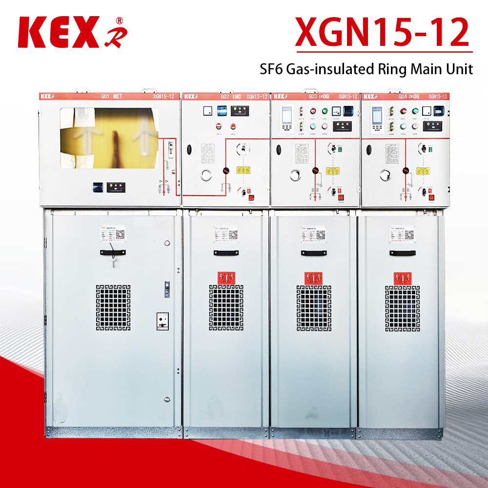 50 conjuntos de gabinete de unidade principal de anel SF6 XGN15-12 em produção em massa